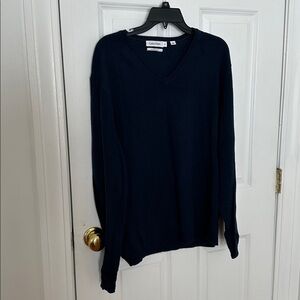 Calvin Klein V-neck Navy merino